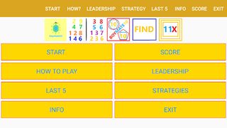 Brain Game - Find11x - Screenshot 1