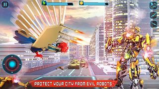 Hero Bat Robot : Car Games - Screenshot 1