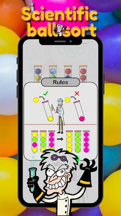 Scientific ball sort - Screenshot 4