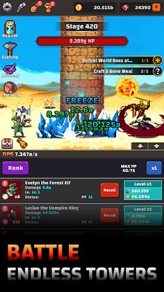 Tower Quest: Pixel Idle RPG - Screenshot 1