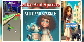 Alice Robot And Sparkle Game - Screenshot 1