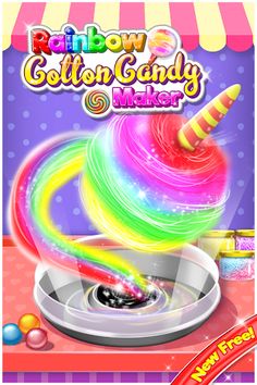 Rainbow Cotton Candy Maker - Screenshot 1
