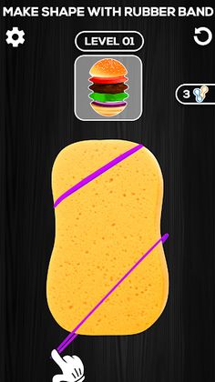 Sponge Art 3D Rubber Band Game - Screenshot 2
