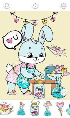 Girls Color Book with Glitter - Screenshot 4