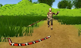 Hungry Anaconda Snake Sim 3D - Screenshot 1