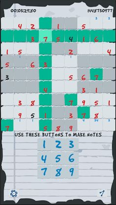 Paper Sudoku - Screenshot 3