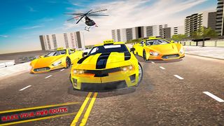 Yellow Cab City Driving Games - Screenshot 1