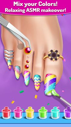 ASMR Salon: Foot Care Makeup - Screenshot 3