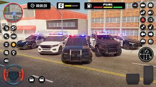 US Police Prado: City Car - Screenshot 3