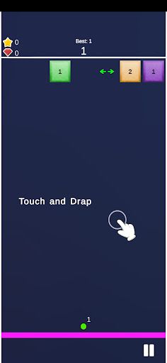 Shooting balls into blocks - Screenshot 1