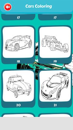 Cars Coloring - Screenshot 2