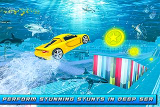 Underwater Flying Car Stunt - Screenshot 1