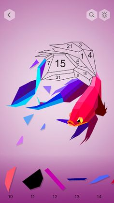 Poly Color - Coloring Puzzle - Screenshot 2