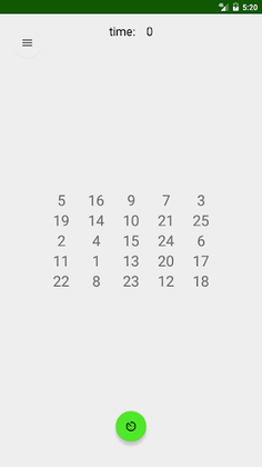 Schulte tables - Screenshot 1