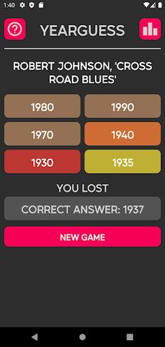 YearGuess: Music - Screenshot 4