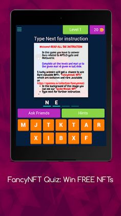 Fancy NFT Quiz: nfts for you - Screenshot 1