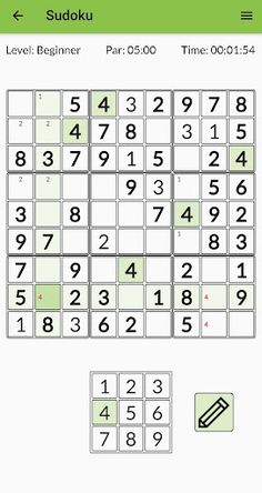 Sudoku - Time challenge - Screenshot 1