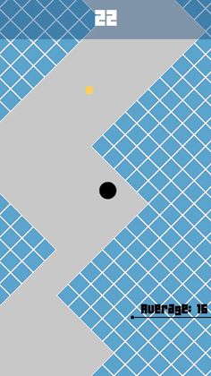 Zigzag wall ball - Screenshot 2