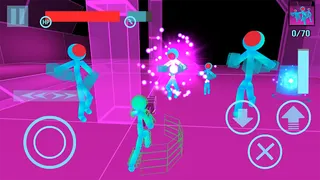Stickman Neon Gun Warriors - Screenshot 3