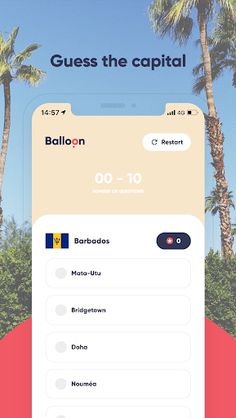Balloon Game - Capital World Q - Screenshot 2