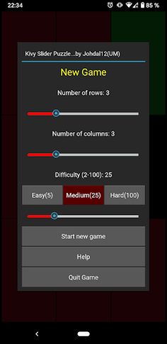 Kivy Slider Puzzle - Screenshot 2