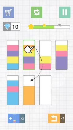 Liquid puzzle: sort the colors - Screenshot 3