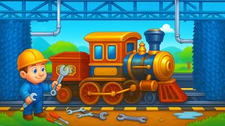Train wash & cleaning game - Screenshot 2