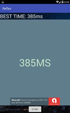Reflex test - Screenshot 4