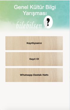 Bilebilsen Bilgi Yarışması - Screenshot 2