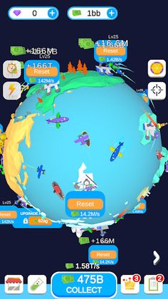 Idle Plane World 3D - Screenshot 2