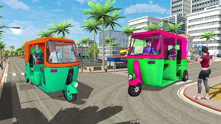 indian city tuk tuk rikshaw 3d - Screenshot 3