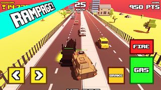 Crazy Road: Tank Rampage - Screenshot 2