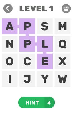 Puzzle Game- Find Fruit Word - Screenshot 1
