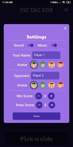 Tic Tac Toe : 2 Player XO Game - Screenshot 2