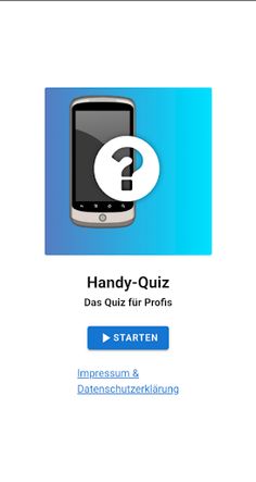 Handy-Quiz - Das Quiz für Prof - Screenshot 1