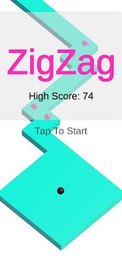 ZigZag Ball Jumping - Screenshot 1
