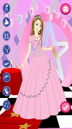 superstar dress up and makeup - Screenshot 3