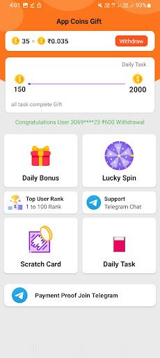 My Cash Reward - Screenshot 1