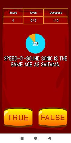 One Punch True False - Screenshot 3