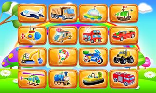 Cars and vehicles puzzle - Screenshot 1