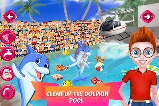 School Kids Dolphin Show Game - Screenshot 1