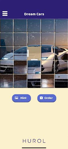 Dream Cars Sliding Puzzle - Screenshot 3