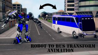 Police Bus Simulator:Robot Bus - Screenshot 1