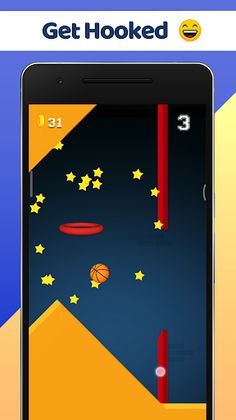 Flappy Basketball – Flick Tap - Screenshot 2