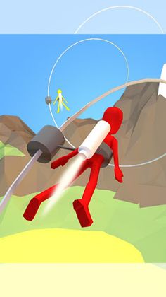 Jetpack Ride Hero-Zipline Race - Screenshot 4