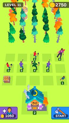 Lumberjack Merge - Screenshot 1