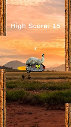Emu Rocket African Safari Ride - Screenshot 1