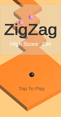 Zig-Zag Game - Screenshot 1