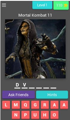 Guess Character MK - Screenshot 1