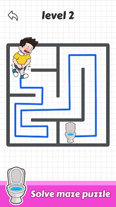 Toilet Rush - Draw Puzzle - Screenshot 1